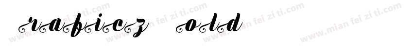 Graficz BoldI字体转换